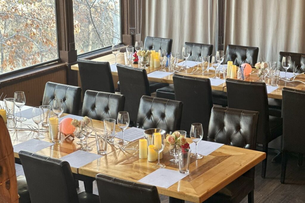 UTC Event Room dressed up - closer view