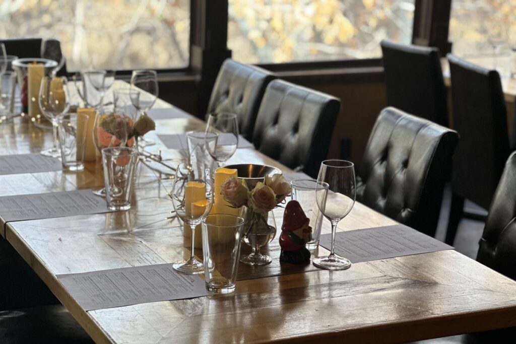 UTC Event Room setup closeup