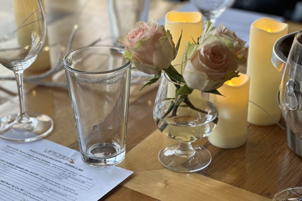 UTC Event Room setup detail closeup