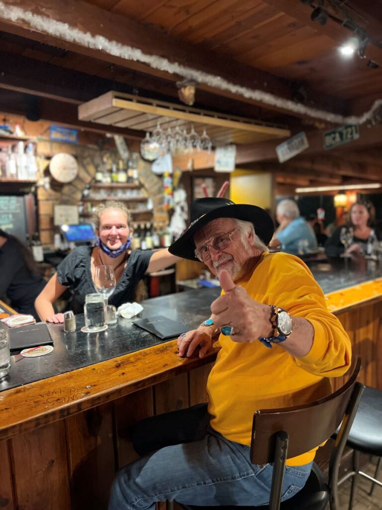 UTC guest enjoying the bar