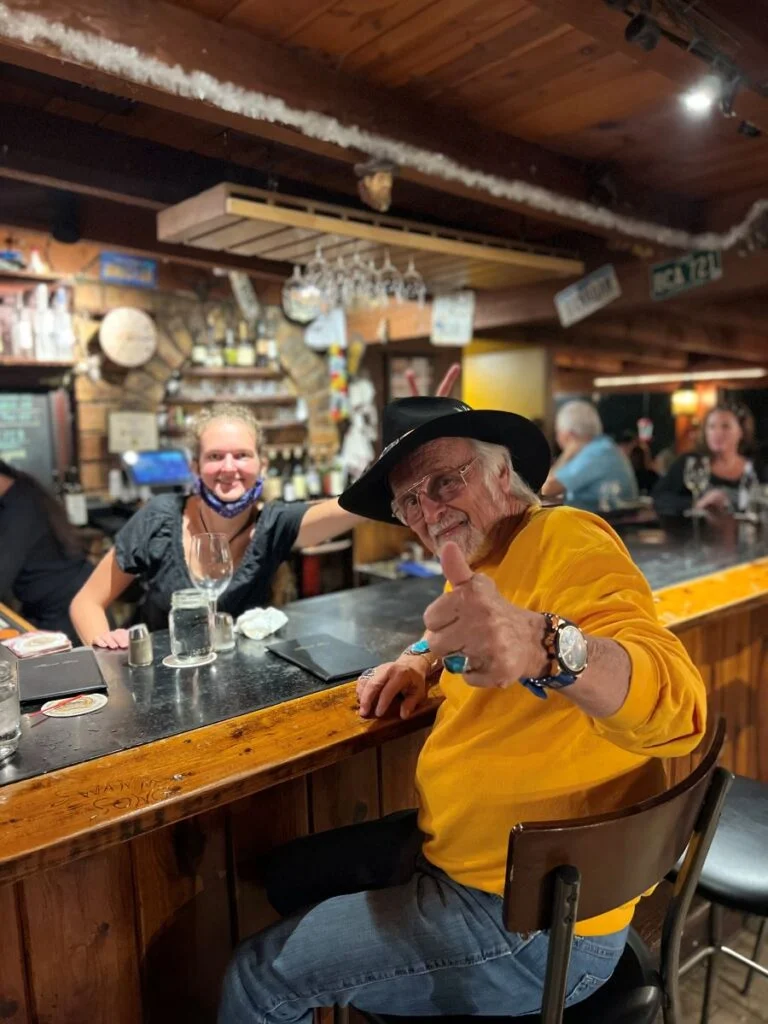 UTC guest enjoying the bar